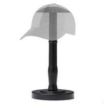 Hat Display Stand Decorative Cap Rack Wig for Shop Styling Salon Market Height 33cm gray