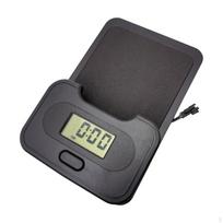 Time Monitor Counting Device Universal Professional Rowing Machine Counter for Stationary Bike black