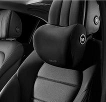Car Comfort Lumbar Seat Supports Car Neck Pillow Cushion Memory Foam Car Lumbar Support Supplies Universal Waist Cushion black