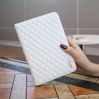 Geometrijos įkvėptas stiliaus planšetinio kompiuterio dėklas odinis viršelis iPad Mini 1 2 3 4 5 6 7 colių Apple iPad Pro 11 colių iPad 5 6 7 8 9 9,7 colių smūgiams atsparus išmanusis viršelis iPad Mini 1/2/3/4/5 7inch balta
