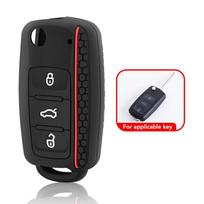 For VW Volkswagen Golf 7 MK7 Tiguan MK2 For SEAT Ateca Leon FR 2 Ibiza Golf 8 MK8 For Skoda Octavia Metal Car Key Cover Case juoda
