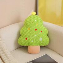 Santa Claus Snowman Tree Gingerbread Man Elk Deer Cartoon Plush Pillow Plush Dolls Christmas Birthday Gifts for Girls Boys Decor see choice option