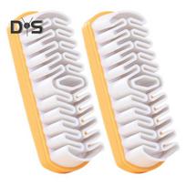 2 vnt. batų šepetys mediniu pagrindu, stiprus valymo pajėgumas, minkšti šereliai, ergonomiška rankena, batų valymo šepetys, batų valymo įrankis 2pcs gray