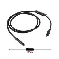 2025 Kameros endoskopas 7,0 mm Ilgis 1m Vandeniui atsparus USB prievadas 720P black