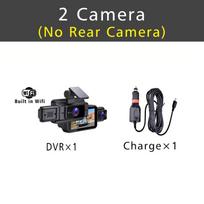 New Wifi 2/3 Camera Car Dvr Dash Cam FHD 1080P 3 Channel Lens Dash Camera Interior Dashcam Video Recorder Black Box Super Night Vision 2 Lens