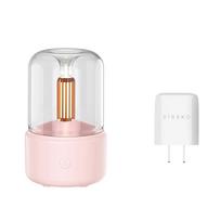 120ml Essential Oil Air Humidifier Aroma Light Diffuser Low Noise Mini For Travel Car Living Room Bedroom Sprayer white