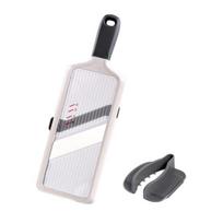 Yousheng Handheld Mandoline Slicer Adjustable Blade Food Slicer Time-saving Veggie Chopper Cheese Grater for Slicing Fruits Vegetables balta