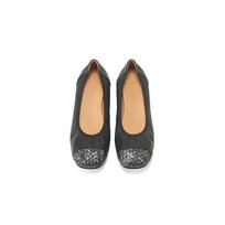 Krazing Pot Sheep Skin Summer Spring Autumn Low Heels Slip on Women Square Toe mixed color Color Pumps 35 juoda