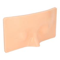 Silicone Practice Board Silicone PVC Easy Cleaning 3D Eye Makeup Practice Board For Exercising beige