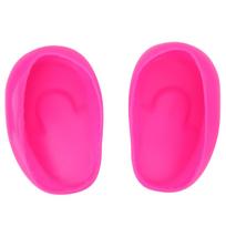 Plaukų dažymo ausų apsaugai Lengvi Profesionalūs Silikoniniai Ausų Gaubteliai Dušui, Kirpyklai, Namams 10 vnt. pink