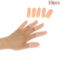 10 vnt / rinkinys Silikoninio gelio vamzdelio rankų tvarstis pirštų apsauga nuo skausmo malšinantis nykščio dangtelis one size beige