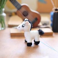 Mielas Mielas Ponis Pakabukas Pliušinis Žaislas Lėlė Animacinis Zebra Krepšio Pakabinama Dekoracija Raktų Pakabukas Lėlė Lėlė 14 cm