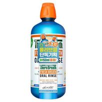 Terra Breath Burnos skalavimo skystis Šaltas mėtų skonis Šeimos dydis 1L (1L originalaus produkto + 150ml papildoma dovana) blue