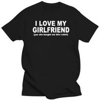 Spausdinti Naujos Mados AŠ MYLIU SAVO MERGINĄ JUOKINGAS SPAUSDINTAS VYRIŠKAS DOVANINIS T-shirt MARŠKINĖLIAI Medvilniniai trumpomis rankovėmis T-shirt MARŠKINĖLIAI S smėlis