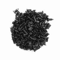 100 vnt. juodų automobilio buferio sparno kniedžių plastikinių spaustukų tvirtinimo detalių, skirtų „Toyota“ automobiliams black