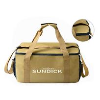 Camping Cookware Storage Bag Waterproof Outdoor Travel Tableware Storage Handbag Camping Cooler Bag M geltona