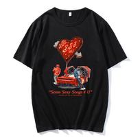 PARTYNEXTDOOR & Drake $ome $exy $ongs 4 U Marškinėliai Trumpomis Rankovėmis Medvilniniai Minkšti Marškinėliai Unisex Gatvės Drabužiai Vyriški Marškinėliai Hip Hop Marškinėliai XS