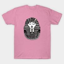 T Shirt Women King Tut Harajuku Print Kawaii Tshirt Summer Short Sleeve Female T-Shirt Top Tee S rožinė
