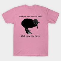 T Shirt Women The Kiwi Harajuku Print Kawaii Tshirt Summer Short Sleeve Female T-Shirt Top Tee S rožinė