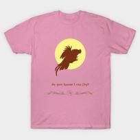 T Shirt Women Do You Know I Can Fly Harajuku Print Kawaii Tshirt Summer Short Sleeve Female T-Shirt Top Tee S rožinė