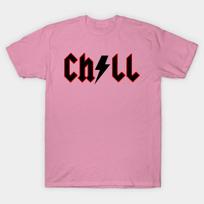 T Shirt Women Metal Chill Harajuku Print Kawaii Tshirt Summer Short Sleeve Female T-Shirt Top Tee S rožinė