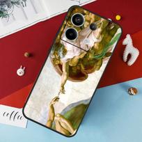 Renaissance Art Paint Case For Xiaomi Redmi 13C 12C 10C 9C 10A Redmi Note 11 9 10 12 13 Pro 9S 10S 11S 12S Cover Redmi Note 10S black