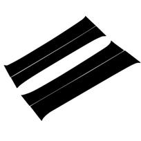 4pcs/set For Toyota Tacoma 4-Door Crew Cab 2016-2023 Car Pillar Post Door Window Column BC Trim Sticker Cover Decor