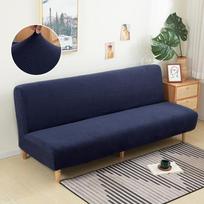Polar Fleece audinio berankis sofos lovos užvalkalas Vienspalvis be porankio Didelis elastingas sulankstomas baldas namų dekoravimas suolo užvalkalas M 160-190cm