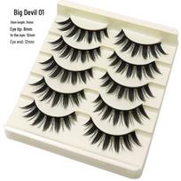 Stage Glam Big-Eyed Thick Barbie Full-Length Devil Style False Eyelashes