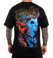 Maglietta Nera Standard Sullen Gorajek Skull Octopus Tattoo XL