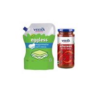 Veeba SCHEZWAN Chilli Chutney (250G) Veeba Eggless Mayonnaise Chef's Special, 875 g