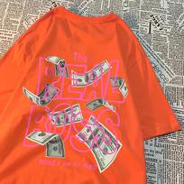 The Real  Money On My Mind Clothes Men Women Crewneck Casual Shirts Summer T-Shirt Personality Loose T-Shirt Couple Cotton S smėlis