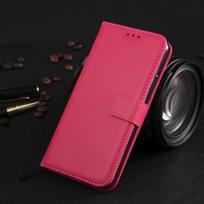 Leather Flip Wallet Case For Xiaomi Redmi Note 11 9 6 5 Pro 11S 10S 10 9A 9C 9T 9 4X POCO M3 X3 PRO NFC Protect Cover CHINA&For Redmi 9&Case & Strap rožinė raudona spalva