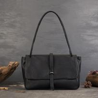 Handmade Bag Women's Vintage Premium Messenger Bag Large Capacity Tote Commuter Shoulder Underarm Bag juoda