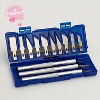 13Pcs/set  Aluminum Alloy Carving Knife Tool Set - Perfect For Paper-cut, Handcraft & Model Making!