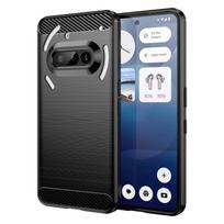 Minkšto dangčio matinis dėklas, skirtas nieko, telefono 3A Pro 2a Phone3a apsauginiai smūgiams atsparūs telefono dangteliai Nothing Phone 3A juoda