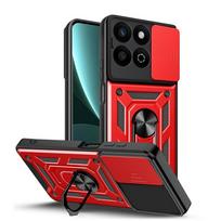 Camera protect case for Honor 200 Smart 200 Pro 200 Lite 90 Honor X6B X6A X7A X8A X9A X5 + X9 X8 X7 X6 Metal Ring Holder Cover For Honor 200 Smart raudona