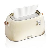 Mini Desktop Waste Bins Press Type Hand Carry Small Trash Can Garbage Bin Sundries Tissue Storage Box Table Garbage Container white