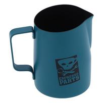 Milk Frother Cup Stainless Steel Thickened Milk Coffee Frothing Cup Mug for Home420ml black