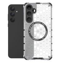 For Samsung Galaxy A55 Magnetic Ring Back Cover Phone Case Magsafe Ring Wireless Charge Lens Protect Shockproof Coverage Cases CHINA&For A55 gryna
