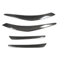 4pcs Taillight Eyebrows Carbon Fiber Rear Lamp Eyelids Replacement for Mazda CX?5 2012?2017 black