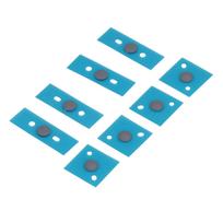 2 rinkiniai nešiojamojo kompiuterio apatinio korpuso kojelių, skirtų 3, 4, 5 kartos nešiojamiesiems kompiuteriams, neslystančios, patikima atrama, nešiojamojo kompiuterio kojelės sidabras