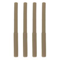 4pcs Spider Stove Leg Protector Outdoor Stove Silicone Sleeves Anti Skid Flexible Leg Cover for chaki