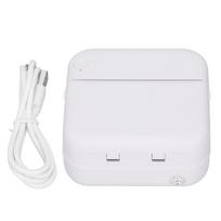 Portable Printer 200DPI Ergonomic Design Wireless Connection Thermal Paper No Ink Mini Printer for mėlyna