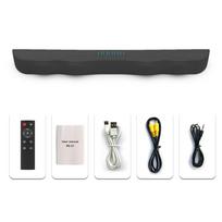 Belaidis Bluetooth garso juostos garsiakalbis laidinis erdvinis stereo namų kino TV sistema TF kortelė USB atkūrimas nuotolinio valdymo pultas galios garso garsiakalbis juoda