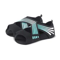 1 pora moteriškų jogos batų profesionalūs penkių pirštų treniruočių fitneso šokių pilateso kojinės minkštu padu sportas Cyan S [35-36 shoe size]