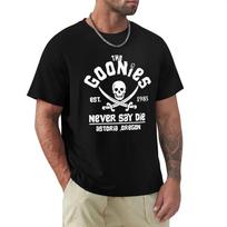 Hip Hop T Shirts Men Women Oregon Pirate Flag Never Say Die Astoria Casual Tee Shirt Cotton Breathable Short Sleeve Brand Tops S