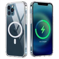 Transparent MagSafe Magnetic Case for iPhone 12-16, 13 Animation, 14 Pro & 15 Acrylic iPhone 7/8 gray