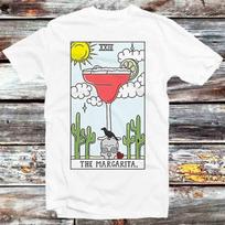230 Gsm 100% Cotton Margarita Tarot Reading Future Card T Shirt Vintage Retro Cool Gift Mens Womens Unisex Cartoon Anime Top Tee B961 XXS balta