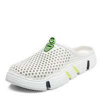 Couple Casual Beach Shoes Korean Version Tide Sandals Men'S Beach Hole Shoes Outdoor Half Slippers 36 balta